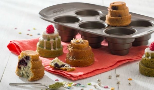 Pyrex Non-Stick Cake Mould Layer Tray x6