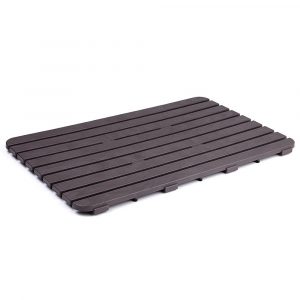 Shower Platform Brown 80×50 cm