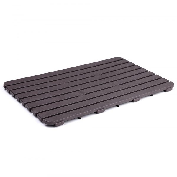 Shower Platform Brown 80x50 cm
