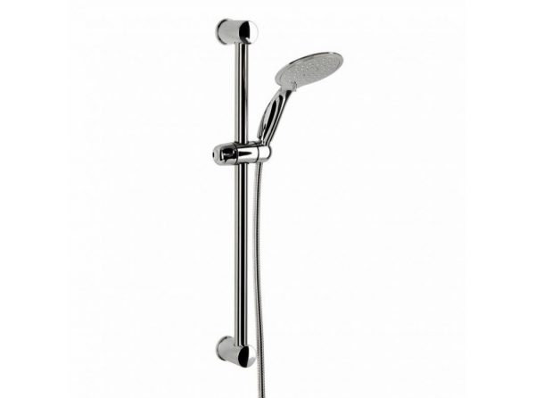 Mirror Shower Kit Chrome with Rail