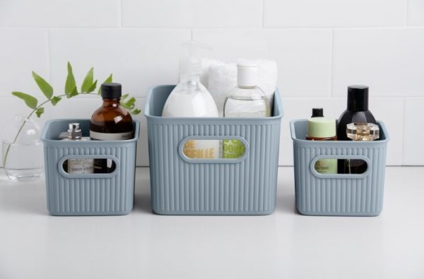 Baobab Storage Basket 5 Lt Blue - Image 4