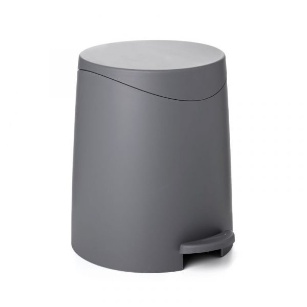 Milan Bathroom Pedal Bin 3 Lt Grey