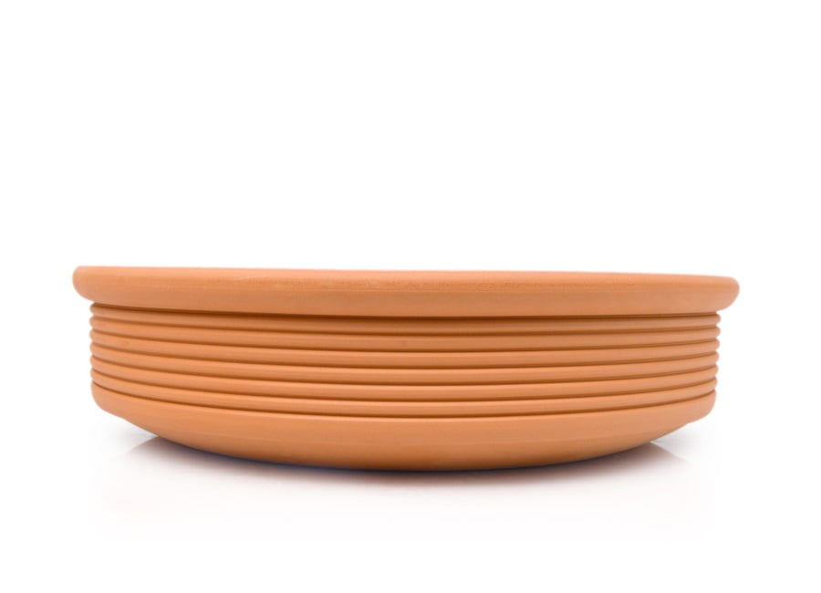 Wavy Low Dish 20x5 cm Natural/White - Image 3