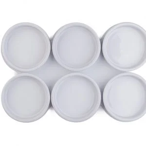 Low Dish Round Dia11x2.4cm White Pack of 6