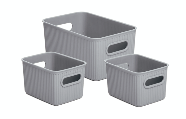 Baobab 3 Pcs Storage Baskets 5 Lt + 2x1.50 Lt G - Image 4
