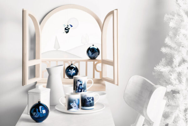 Blue Christmas Mug (AAA06 1) - Image 2