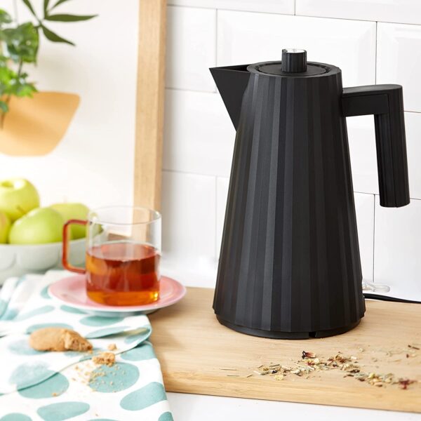Plisse Elect Water Kettle Black 1Lt (MDL06/1 B/UK)