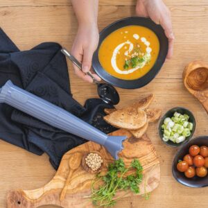 Plisse Hand Mixer Set Grey (MDL10S G)