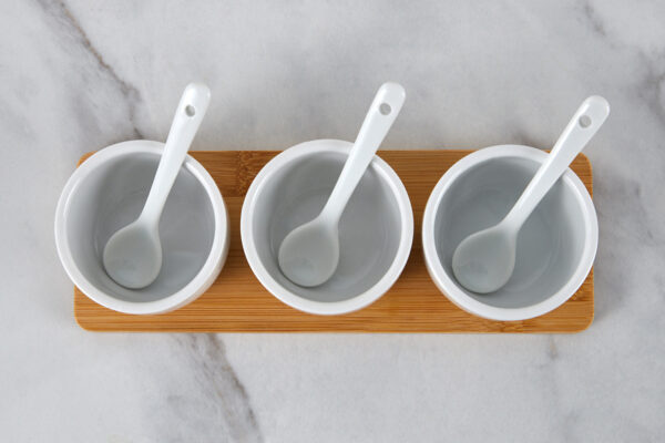 Dip Serving Bowl with Spoons - Image 3
