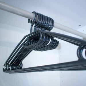 Clothes Hanger Set 10 Pcs Black