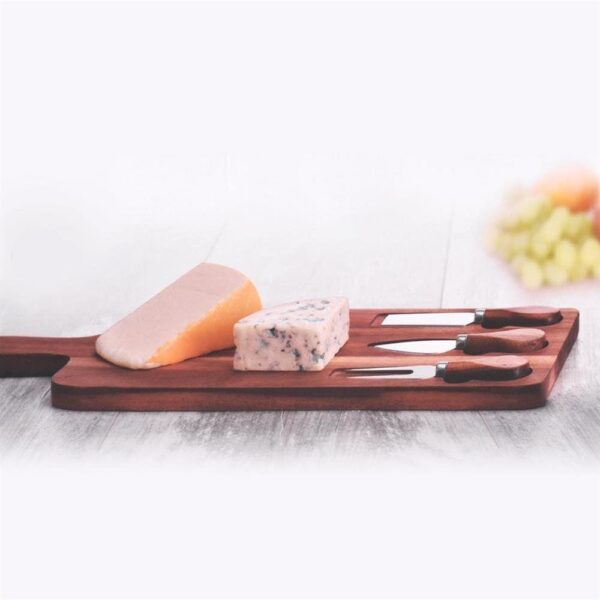Cheese Board with 3 Knives