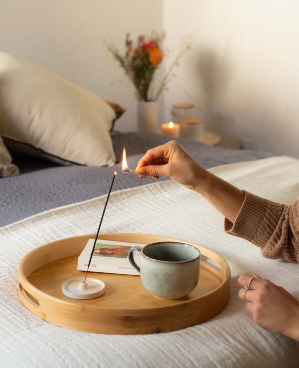 Serving Tray Bamboo 40cm - Image 2