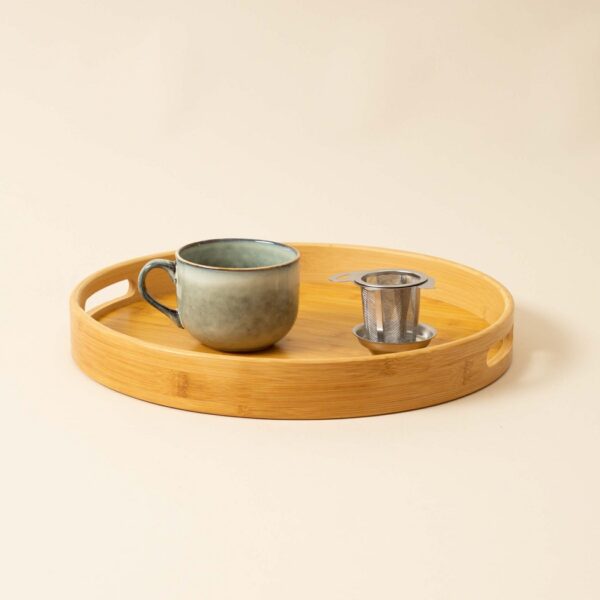 Serving Tray Bamboo 40cm - Image 7