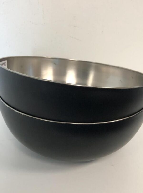 Stainless Steel Bowl Matt Black - Image 3