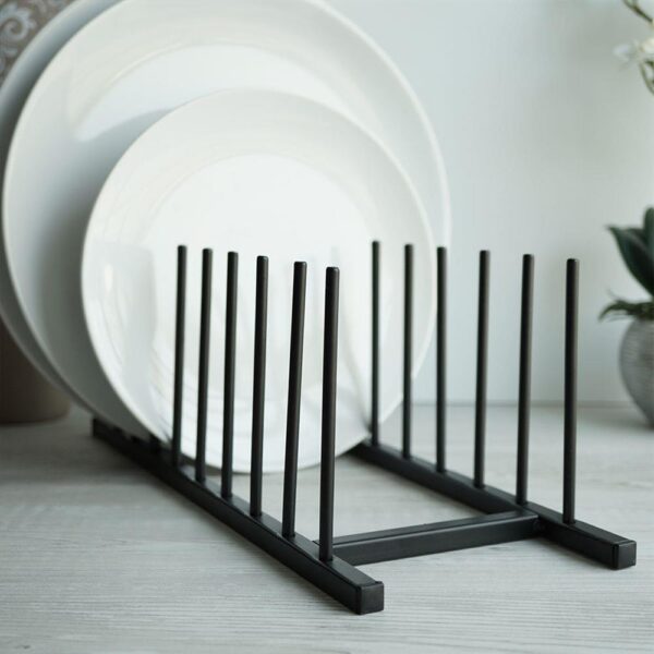 Metal Dish Rack Matt Black - Image 3
