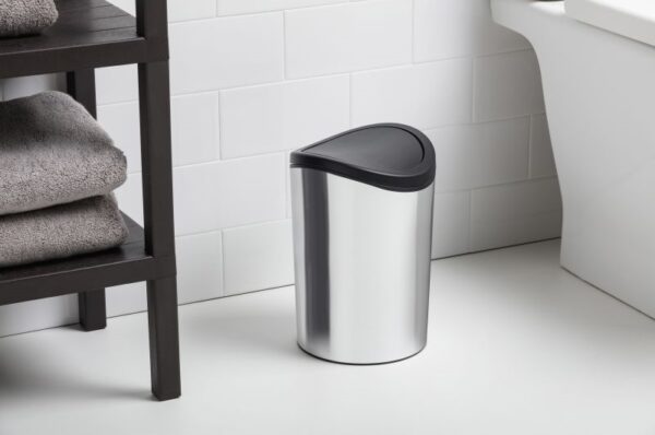 Swing Bin 6 Lt Stainless Steel - Image 3
