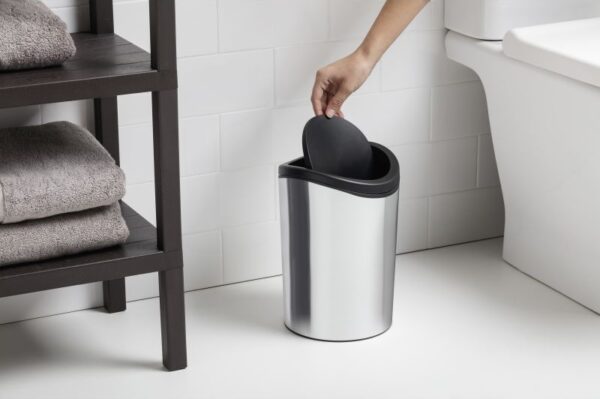 Swing Bin 6 Lt Stainless Steel - Image 4