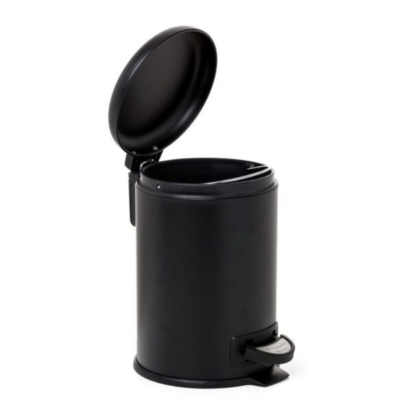 Nordic Pedal Bin 3 Lt Black - Image 3