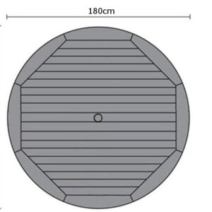 Maddison Round 180cm