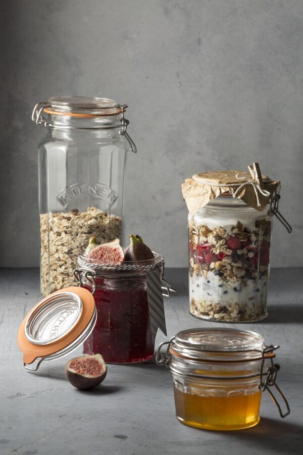 Kilner Facetted Clip Top Jar 2.20Lt - Image 2