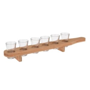 Shot Glass Set 7 Pcs 40ml with Board
