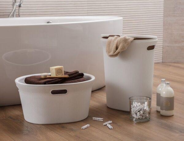 Baobab Laundry Basket White