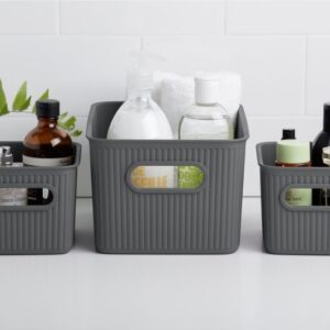 Baobab Storage Basket 1.50Lt Grey