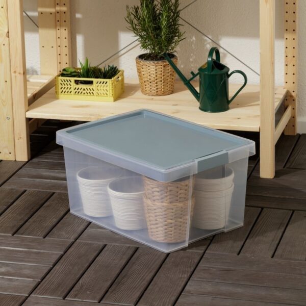 Storage Box 35Lt Blue