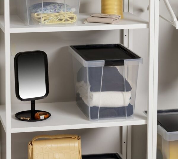 Storage Box 15Lt Black