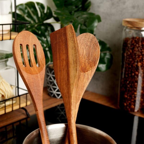 Kitchen Utensils Acacia Set of 3 - Image 3
