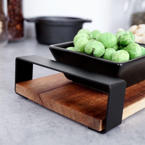 Serving Set on Bamboo Tray 4 Pcs - Image 4