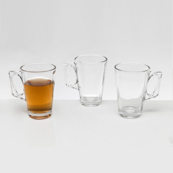 Glass Mug Set 3 Pcs 250ml - Image 4