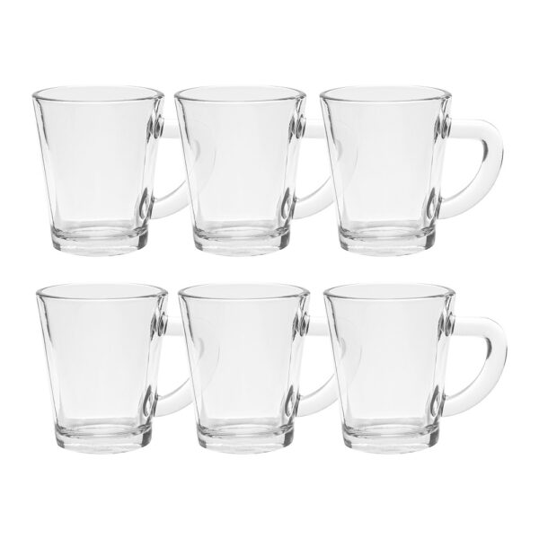 Espresso Glass Mug Set 6 Pcs 70ml - Image 5