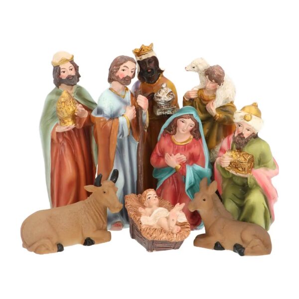Xmas Nativity Set 9 Pcs - Image 2