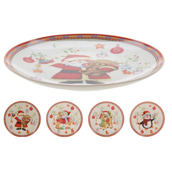 Xmas Plate Porcelain 26cm