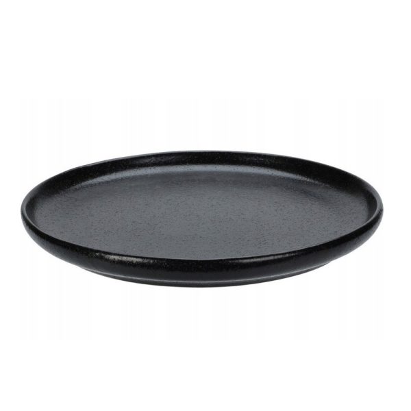 Ebony Stoneware Plate 21cm - Image 3