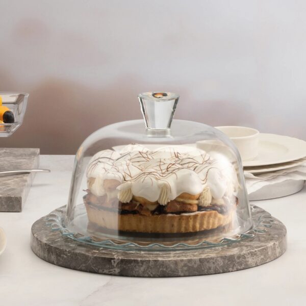 Petit Patisserie Plate with Dome 26cm (96874)