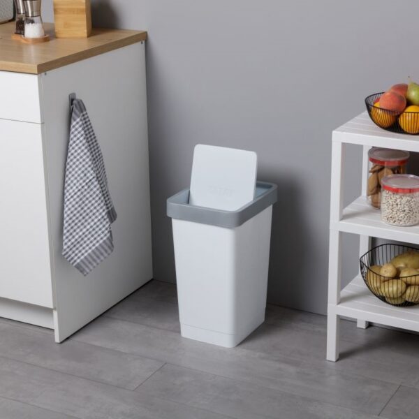 Smart Swing Dustbin 25 Lt White - Image 2