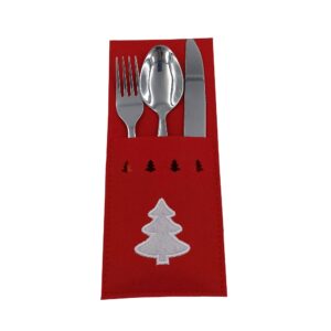 Xmas Felt Cutlery Holder