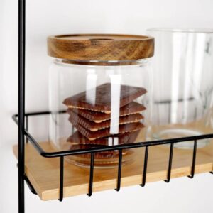 Glass Storage Jar with Lid 400ml