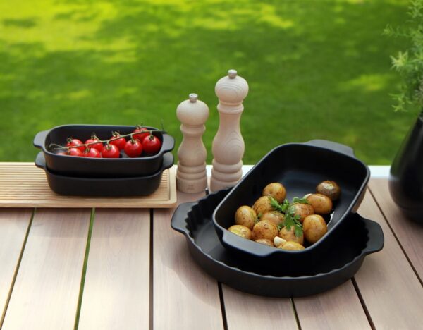 Kitchen Aid Baking Dish 31x18x6cm Matte Black