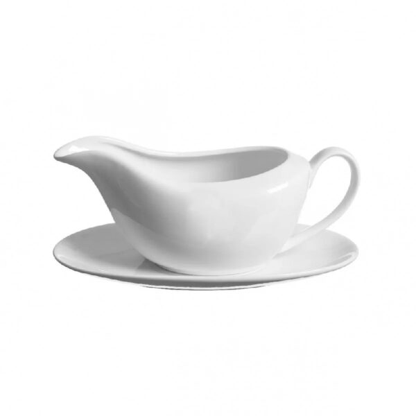 Simplicity Gravy Boat and Saucer - Image 4