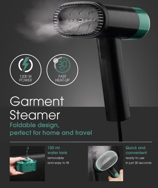 Salter Travel Garment Steamer 1200W - Image 5