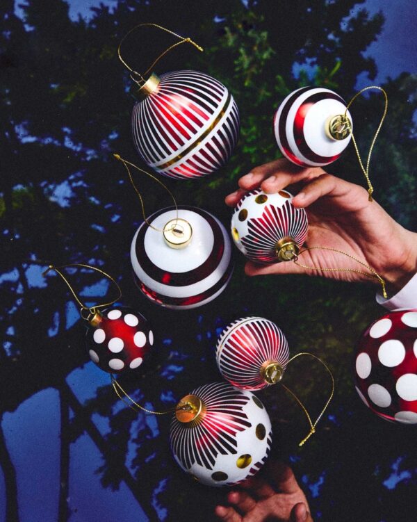 Delight Christmas Bauble Set 2 Pcs (NZ04SET1) - Image 2