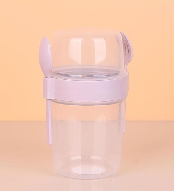 Salad Bowl with Cutlery 1.10 Lt (4 Colours) - Image 2