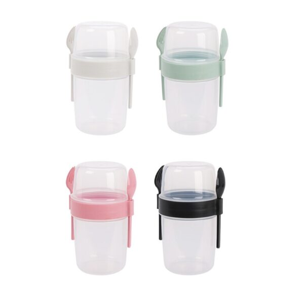 Salad Bowl with Cutlery 1.10 Lt (4 Colours) - Image 3