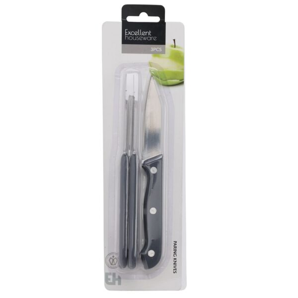 Peeling Knife Set 3 Pcs (3 Colours) - Image 4