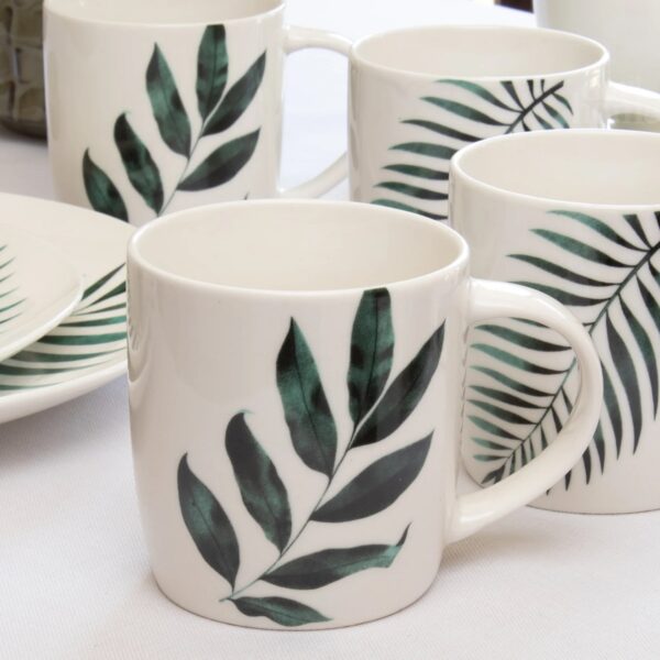 Leaf Mug Stoneware 325ml (2 Designs) - Image 2