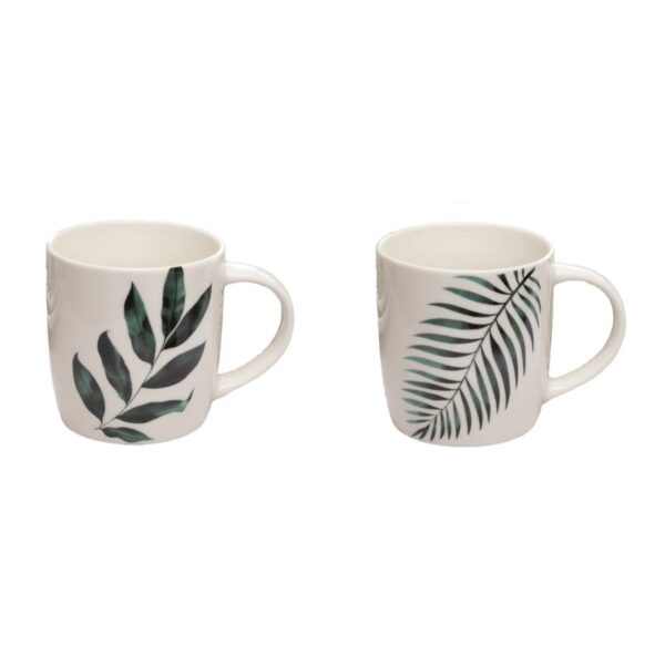 Leaf Mug Stoneware 325ml (2 Designs) - Image 4