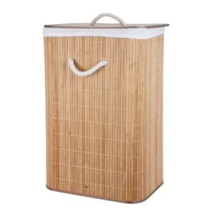 Bamboo Laundry Basket 40x20x60cm